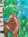 "Конь среди берез"