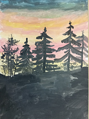 Лес