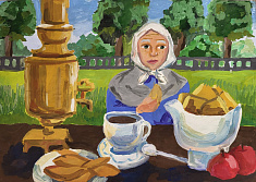 У бабушки
