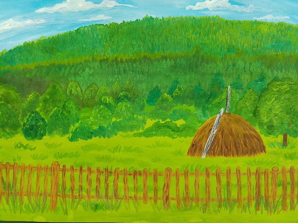 В деревне