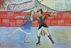 В театре